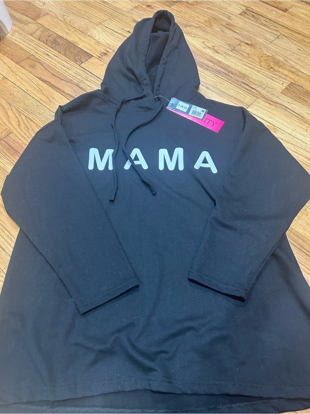 Black "MAMA" Hoodie Sweatshirt